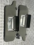 2003-04 Ford Mustang SVT Cobra Sunvisor Pair- Dark Charcoal, COUPE, NICE 255