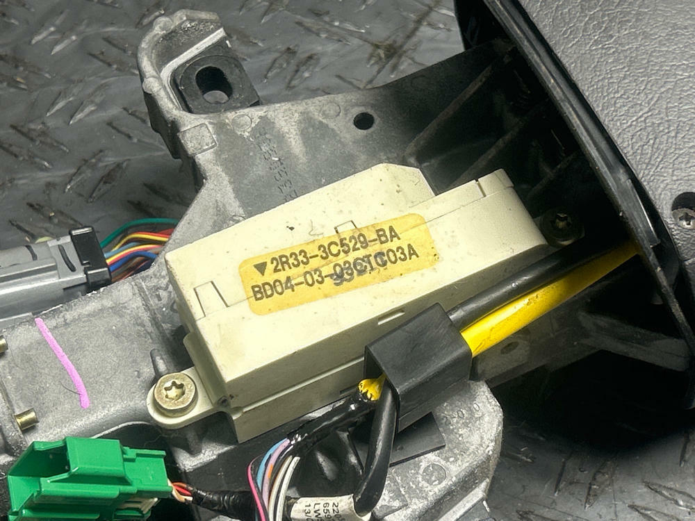 2003-04 Ford Mustang SVT Cobra Steering Column Assembly- Dark Charocal 255