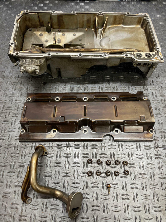 2004 Pontiac GTO 5.7L V8 LS1 Oil Pan,  Pickup Tube, & Windage Tray  280