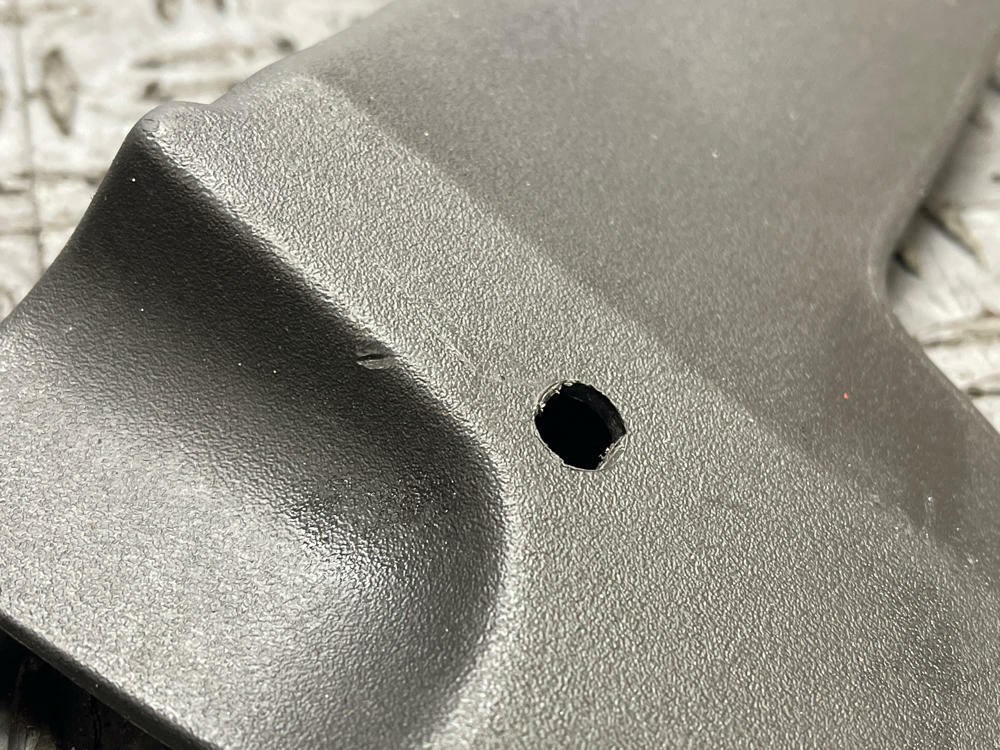 1999-04 Ford Mustang Interior Trunk Latch Cover- Nice, Dark Charcoal 286