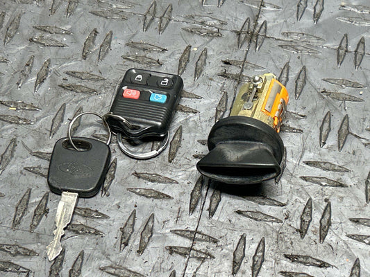 2003-04 Ford Mustang SVT Cobra Ignition & Key- MATCHED SET 286