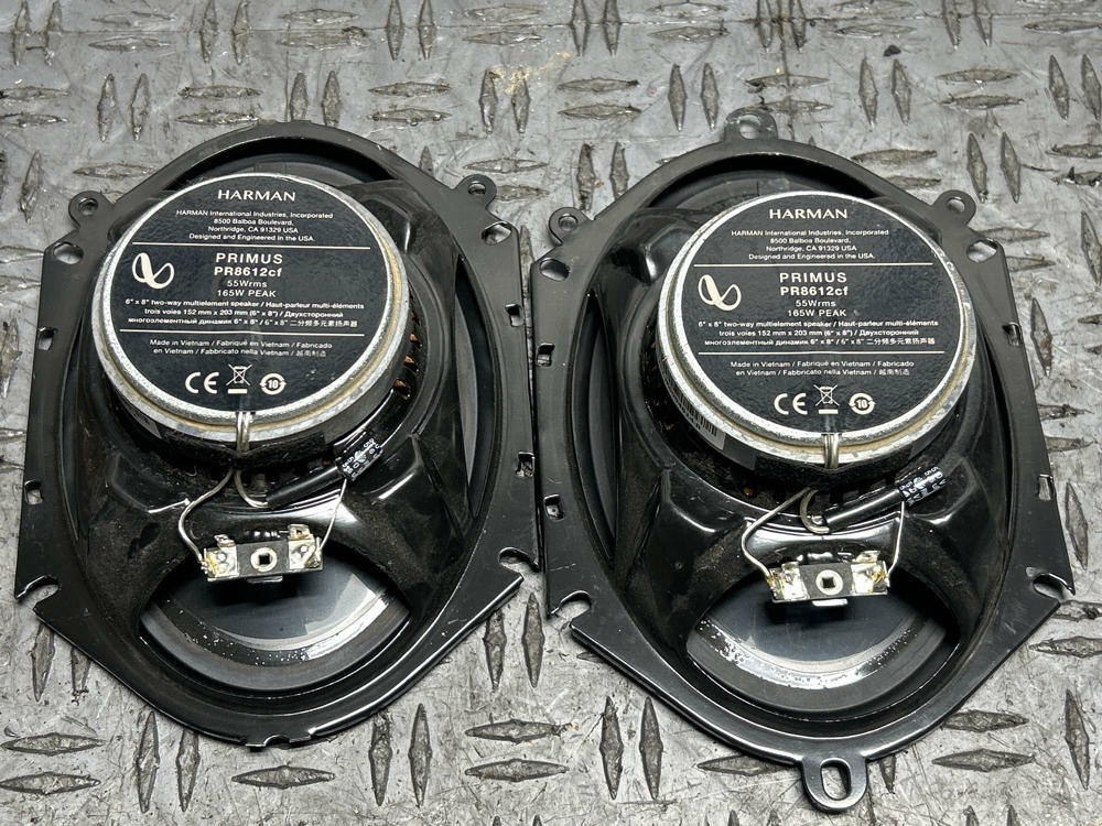 2003-04 Ford Mustang SVT Cobra Harman Primus 6x8 Front Door Speakers 287