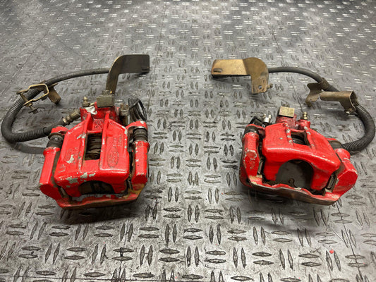 2003-04 Ford Mustang SVT Cobra OEM Rear Brakes Pair- Red 287