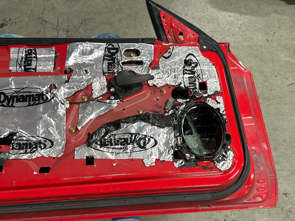 2003-04 Ford Mustang SVT Cobra LH Driver Door No Harness Torch Red D3