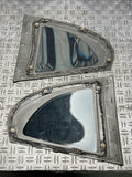 1999-04 Ford Mustang OEM CarLite Qrtr Glass Windows Pair- FOR COUPE 288