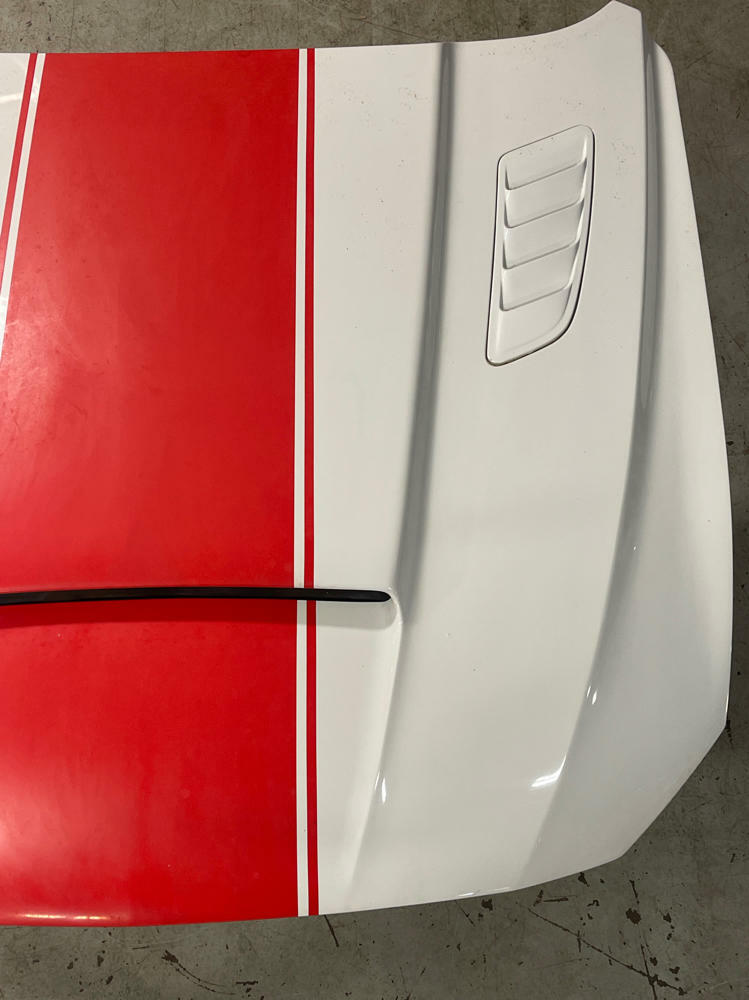 2018-23 Ford Mustang Cervini Ram Air Hood (Functional)- Paint Code YZ 279