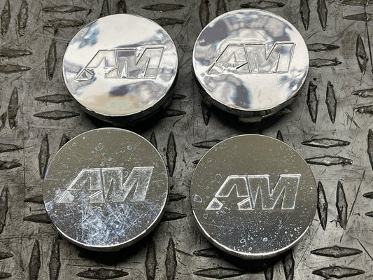 2011-14 Ford Mustang American Muscle Center Cap Set- Chrome 290