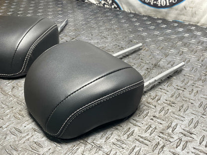 2018-23 Ford Mustang Mach One OEM Leather Head Rest Pair 291