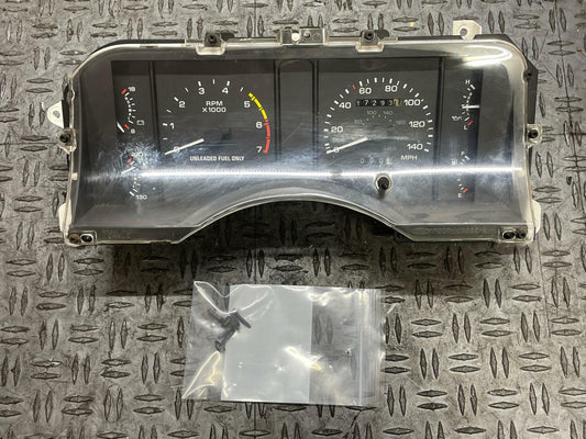 1991-93 Ford Mustang Instrument Cluster 117k Miles 289