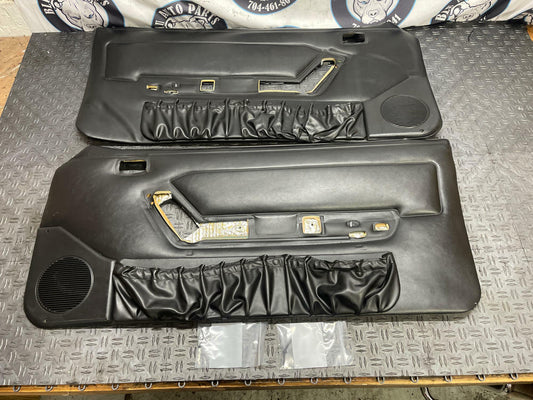 1987-93 Ford Mustang Black Door Panels LH RH 117k Miles 289