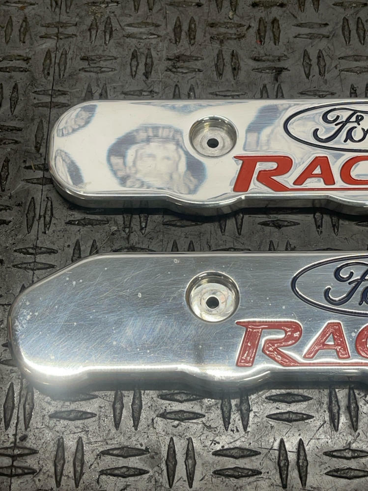 2003-04 Ford Mustang SVT Cobra Ford Racing Chrome Coil Pack Covers- RARE 292