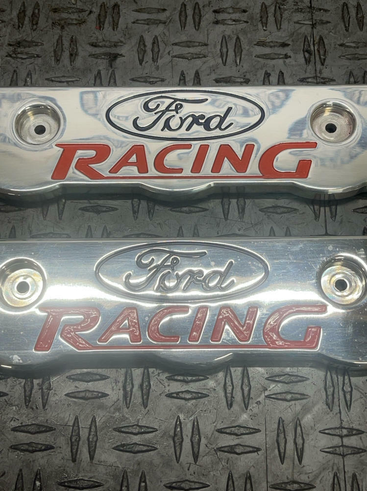 2003-04 Ford Mustang SVT Cobra Ford Racing Chrome Coil Pack Covers- RARE 292