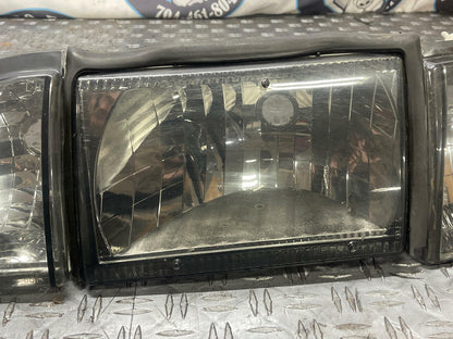 1987-93 Ford Mustang Aftermarket Headlights (5 Pieces, 1 Missing) 117k Miles 289