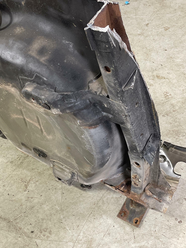 1987-93 Ford Mustang Spare Tire Well Rust Repair 117k Miles 289