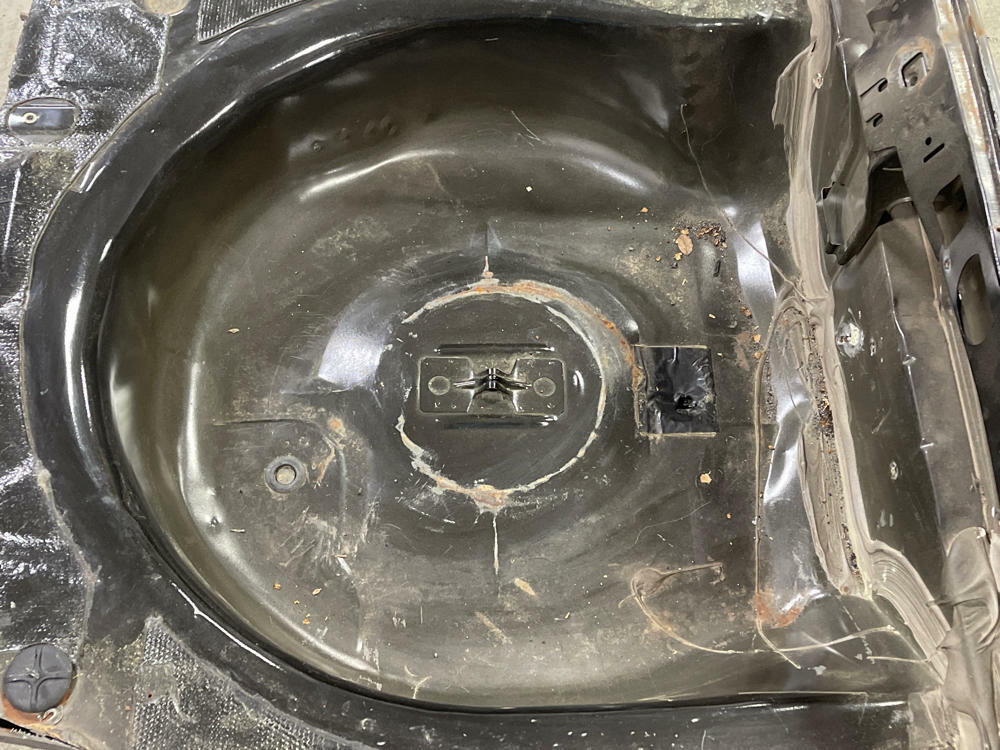 1987-93 Ford Mustang Spare Tire Well Rust Repair 117k Miles 289