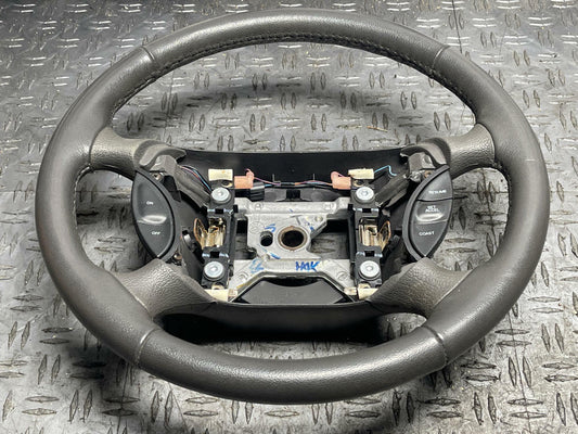 2003-04 Ford Mustang Mach One OEM Leather Steering Wheel- NICE 19k Miles 296