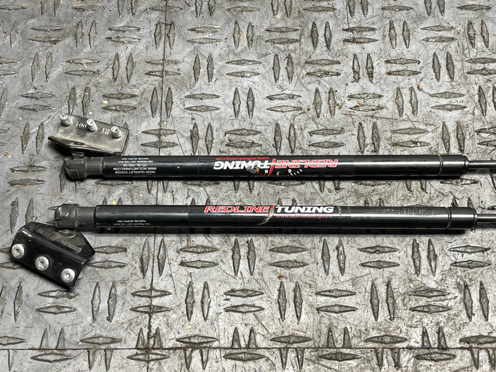 2003-04 Ford Mustang Mach One RedLine Tuning Hood Struts Pair 19k Miles 296