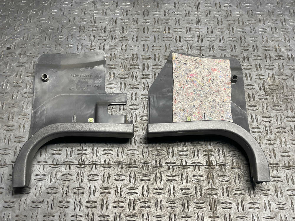 2003-04 Ford Mustang Mach One Kick Panel Pair- Dark Charcoal 19k Miles 296