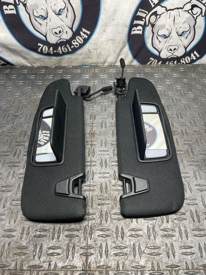 2015-23 Ford Mustang GT Home Link Sunvisors Pair- FOR COUPE 297