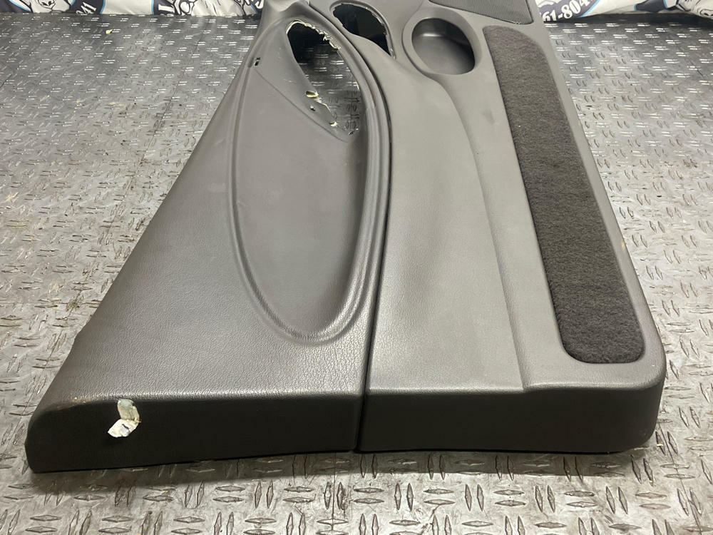 2003-04 Ford Mustang SVT Cobra OEM Door Panels Pair- Dark Charcoal 295