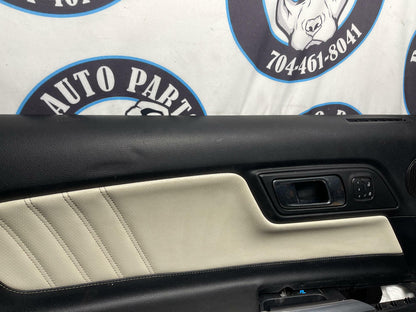 2015-23 Ford Mustang GT 50th Anniversary Premium Leather Door Panels Pair 297
