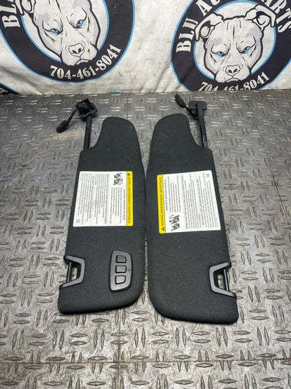 2015-23 Ford Mustang GT Home Link Sunvisors Pair- FOR COUPE 297