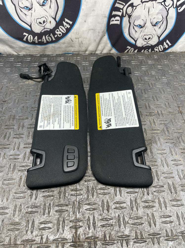 2015-23 Ford Mustang GT Home Link Sunvisors Pair- FOR COUPE 297