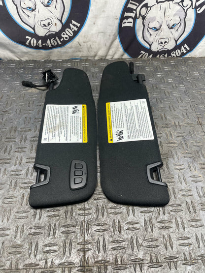 2015-23 Ford Mustang GT Home Link Sunvisors Pair- FOR COUPE 297