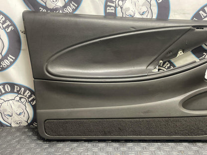 2003-04 Ford Mustang SVT Cobra OEM Door Panels Pair- Dark Charcoal 295