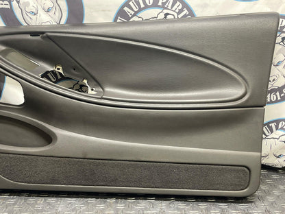 2003-04 Ford Mustang SVT Cobra OEM Door Panels Pair- Dark Charcoal 295
