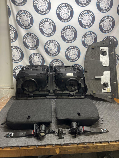 2018-23 Ford Mustang GT Rear Seat Assembly w/ Parcel Tray, Belts, & Hardware 301