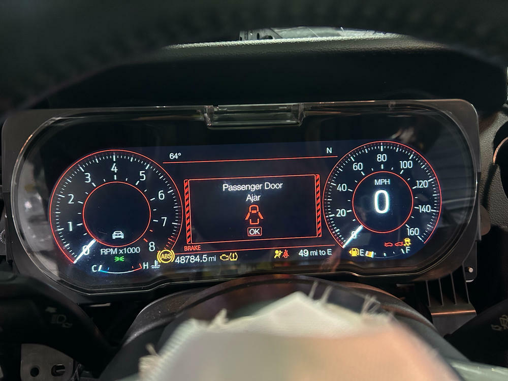 2018-23 Ford Mustang GT Digital Cluster Swap Kit-49,xxx Miles Showing Manual Transmission
