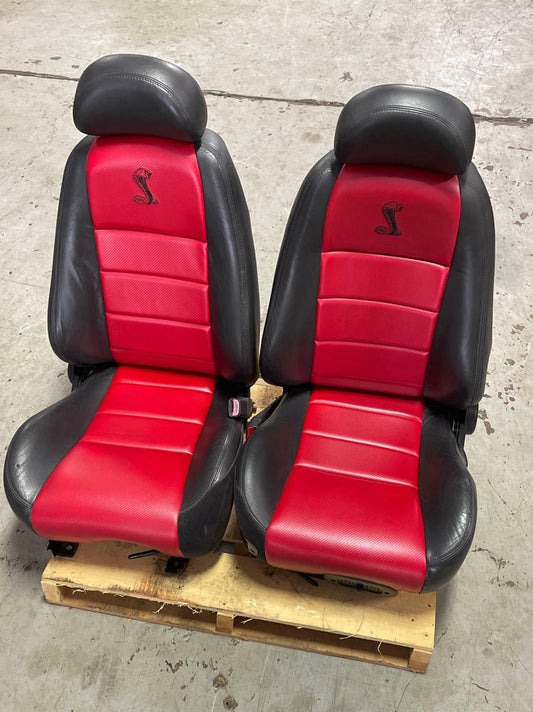 2003-04 Ford Mustang SVT Cobra Seats 10A Recovers 304