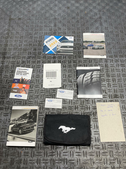 2022 Ford Mustang Mach One Owners Manual/Press Kit 299