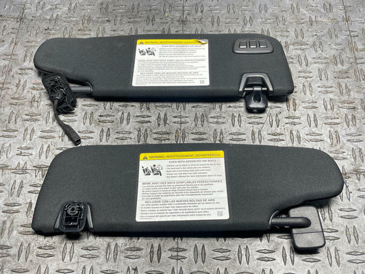 2018-23 Ford Mustang Mach One Coupe HomeLink Sunvisor Pair- Black 299