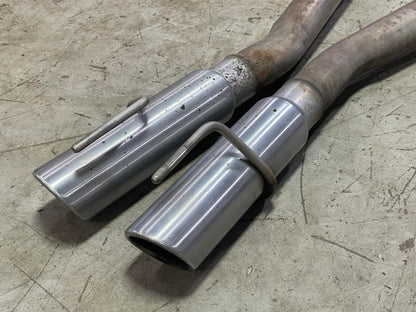 1999-04 Ford Mustang GT TailPipes w/ Tips- FOR SOLID REAR AXLE 298