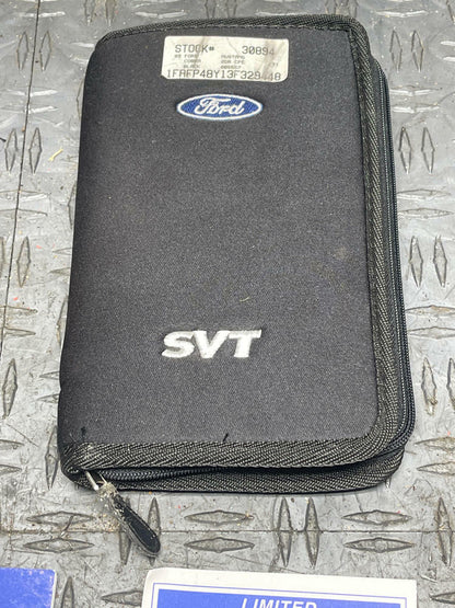 2003-04 Ford Mustang SVT Cobra Owners Manual/Press Kit- NICE 305