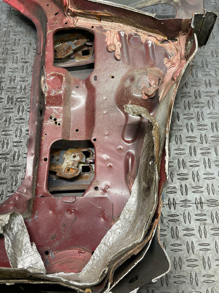1987-93 Ford Mustang Driver LH Door Jam Rust Repair 304