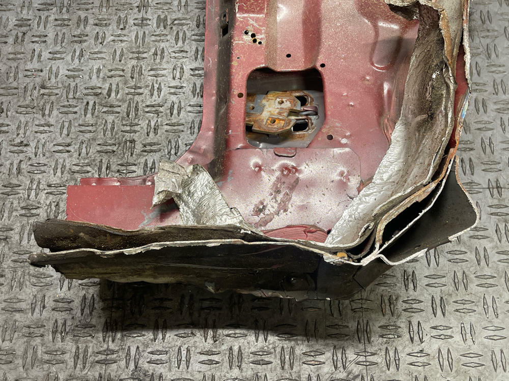 1987-93 Ford Mustang Driver LH Door Jam Rust Repair 304