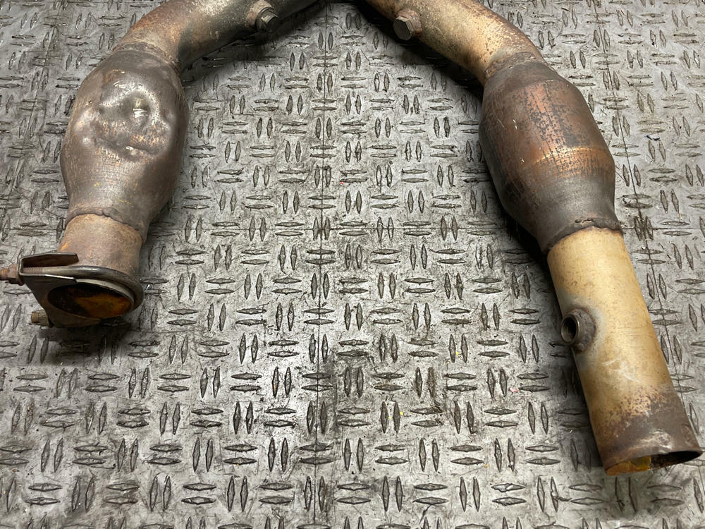 2003-04 Ford Mustang SVT Cobra Custom X-Pipe Catted Missing Pieces- DENTED 304