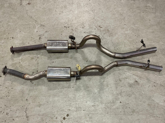 1979-93 Ford Mustang 2.5" Cat Back w/ Kooks Mufflers- FOR SRA 304