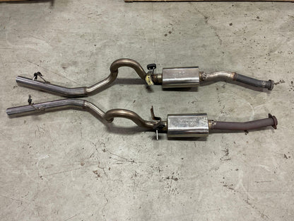 1979-93 Ford Mustang 2.5" Cat Back w/ Kooks Mufflers- FOR SRA 304