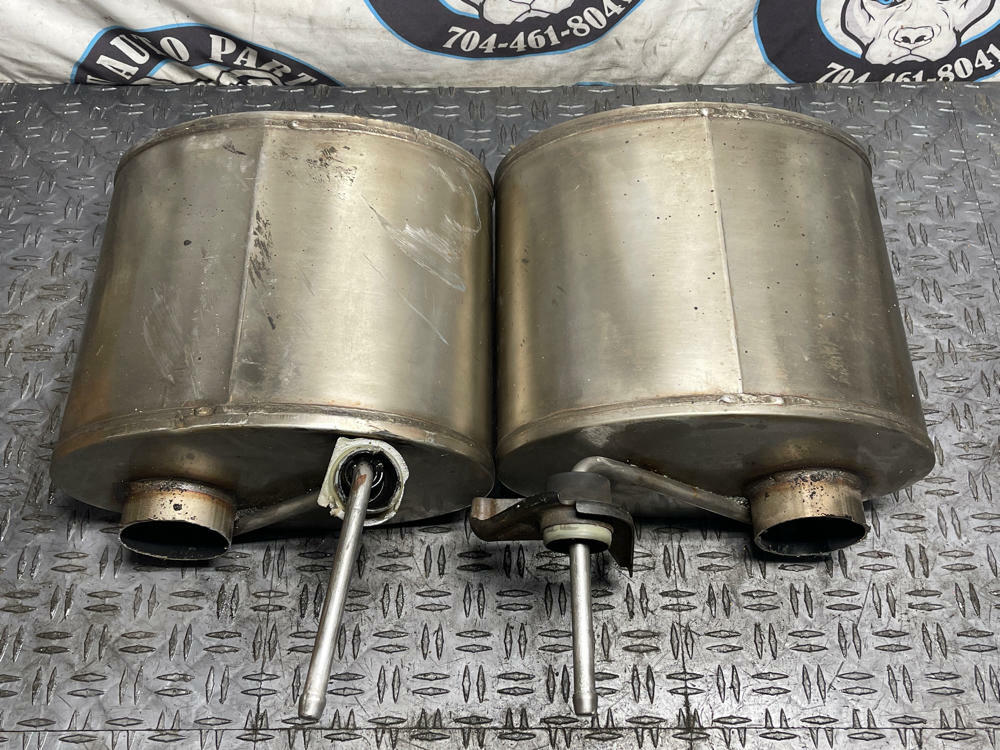 2018-23 Ford Mustang GT Corsa Muffler Pair- Mufflers Only, Slightly Dented 301
