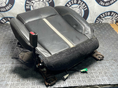 2011-14 Ford Mustang Premium Leather Passenger RH Lower Seat & Track  294