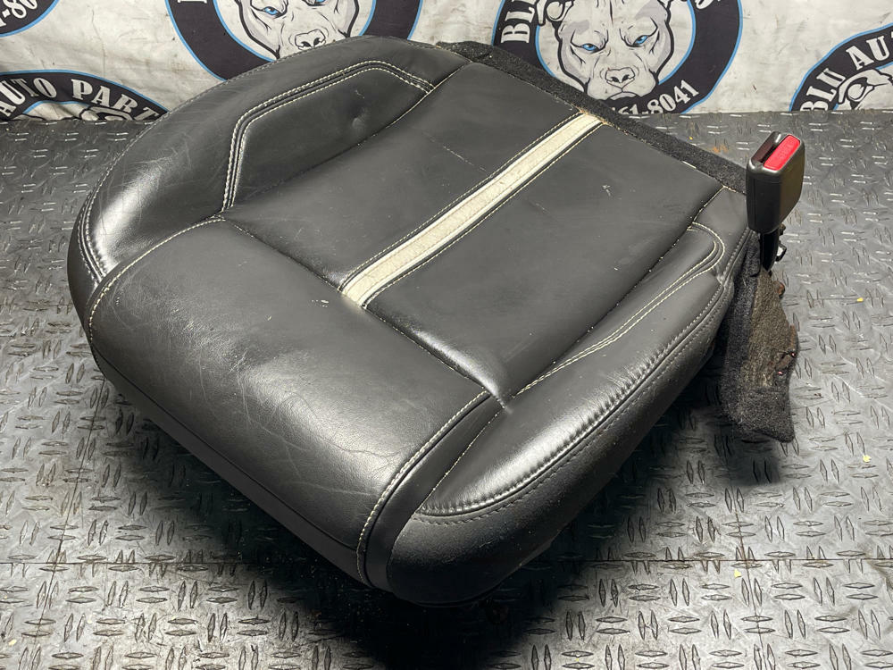 2011-14 Ford Mustang Premium Leather Passenger RH Lower Seat & Track  294