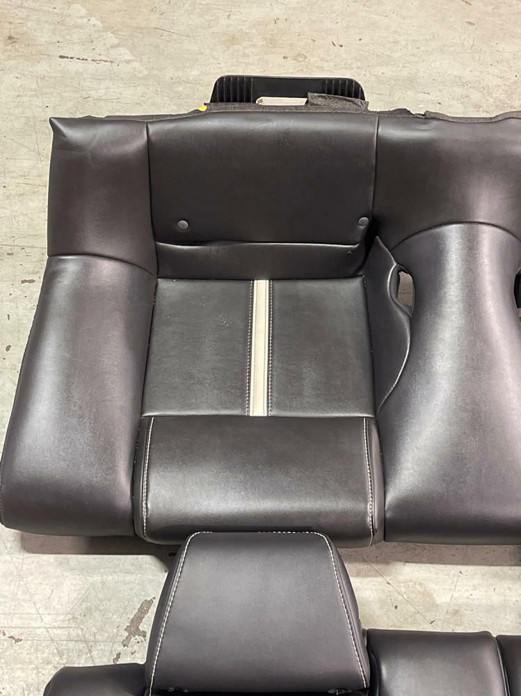 2011-14 Ford Mustang Premium Leather Rear Seats- COUPE 294