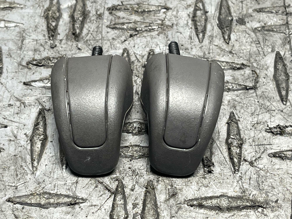 1999-04 Ford Mustang OEM Coat Hanger Clip Pair- for Coupe, Dark Charcoal 295