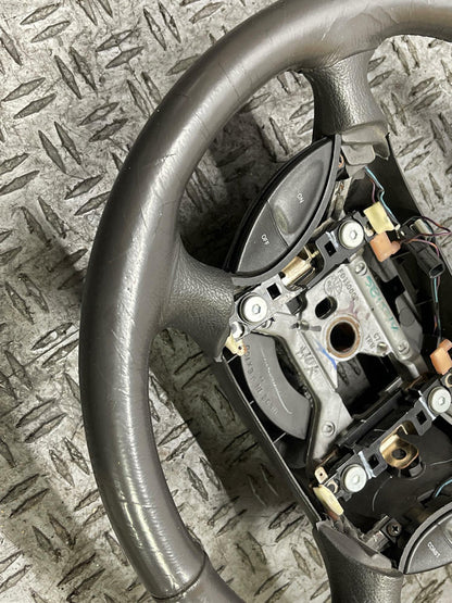 2003-04 Ford Mustang SVT Cobra Double Wrapped Leather Steering Wheel 304