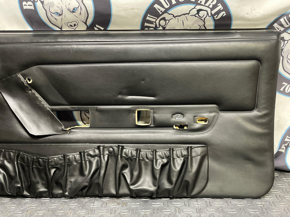 1987-93 Ford Mustang OEM Black Door Panels 304