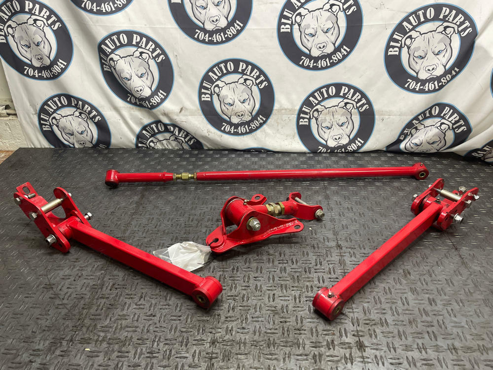 2011-14 Ford Mustang GT BMR Control Arms & Adjustable Pan Hard Bar 307
